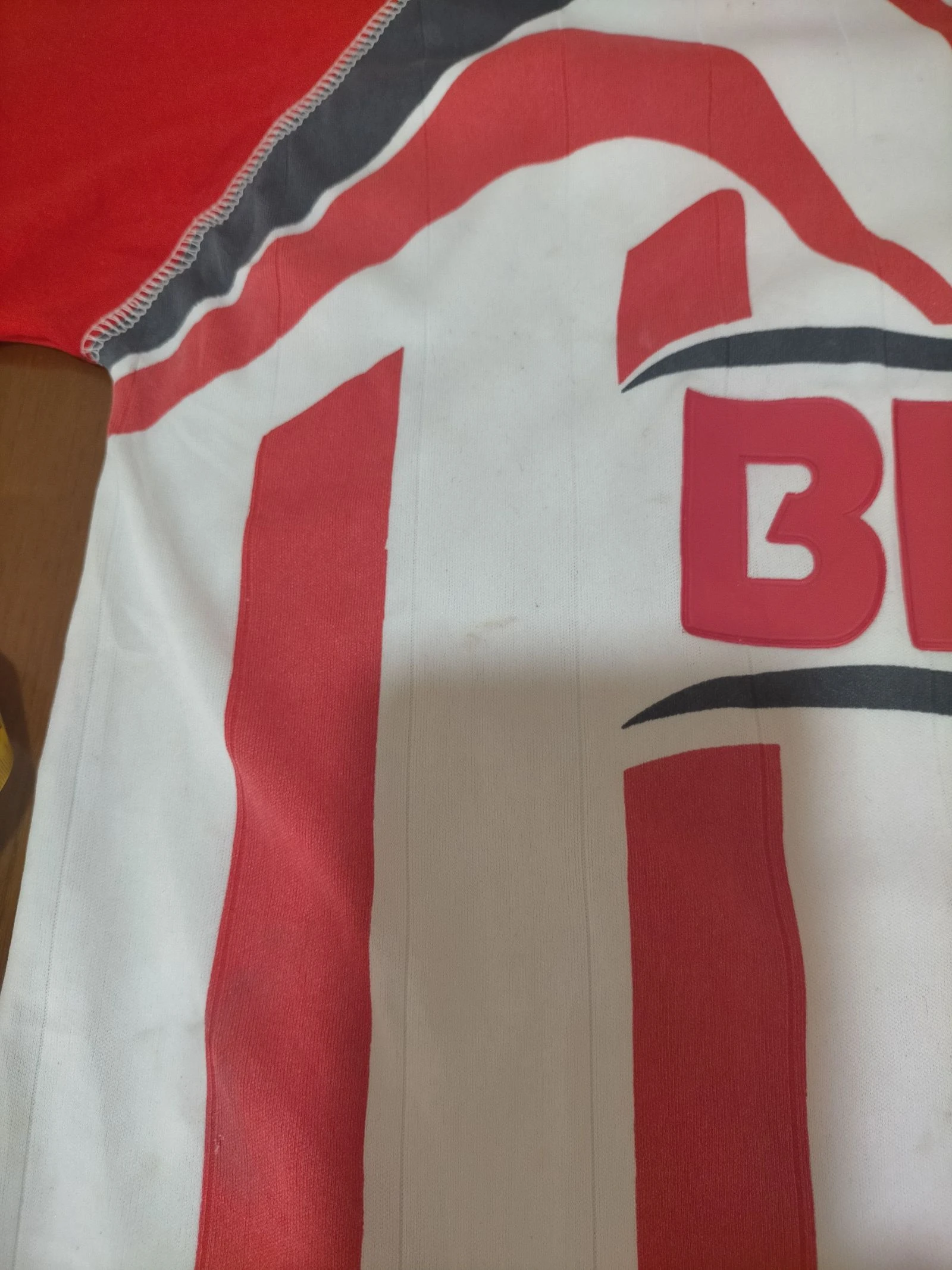 Chivas Guadalajara Voetbalshirt Bimbo Sponsor Goler Vintage Stijl Rood Wit Jersey Mexico – photo 7